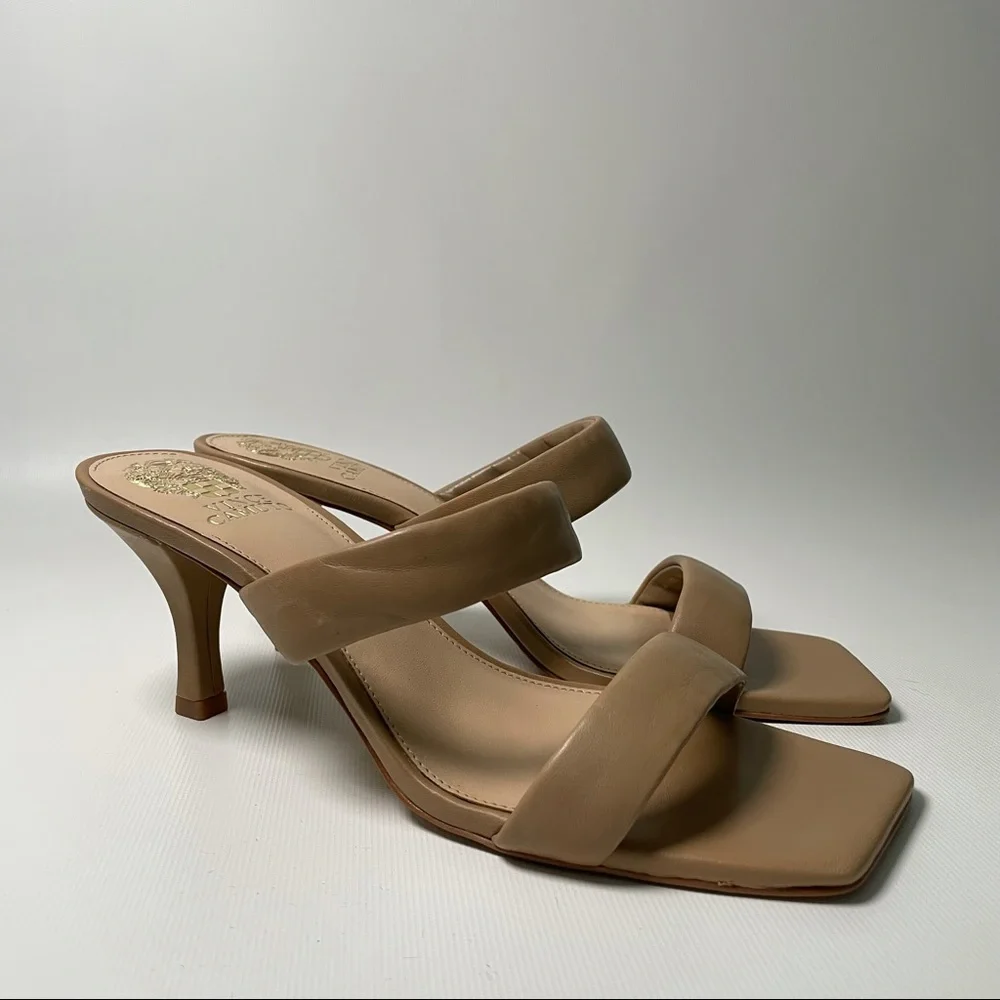 NWOT Vince Camuto Aslee Two-Strap Mule - sz 9